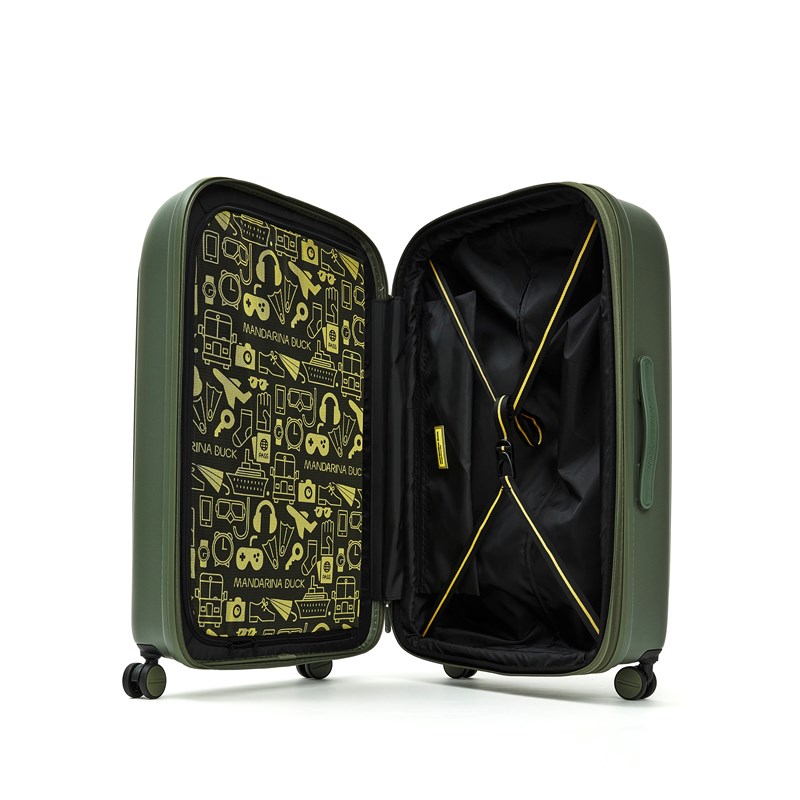 Mandarina Duck Kuffert Logoduck+ M. Grøn 75 Cm 4