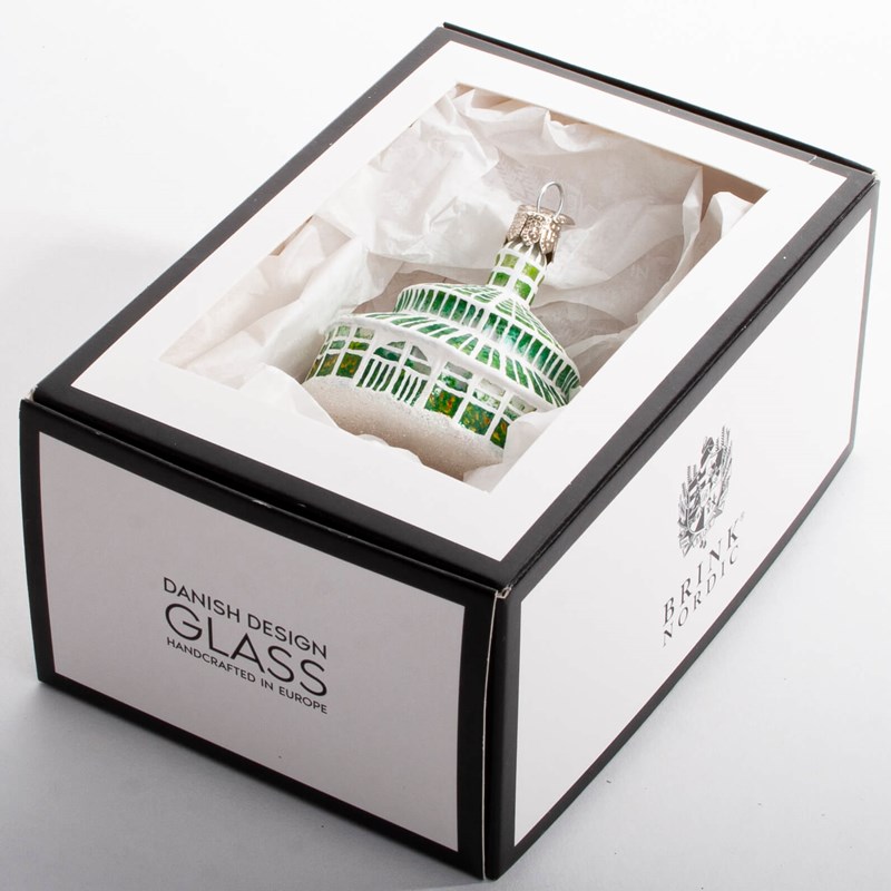 Brink Nordic Julkula Palmehuset Vit/grön 3