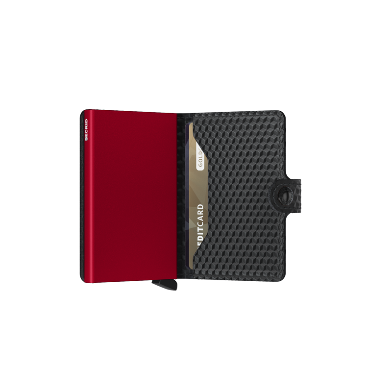 Secrid Korthållare Mini Wallet Röd/Svart 4