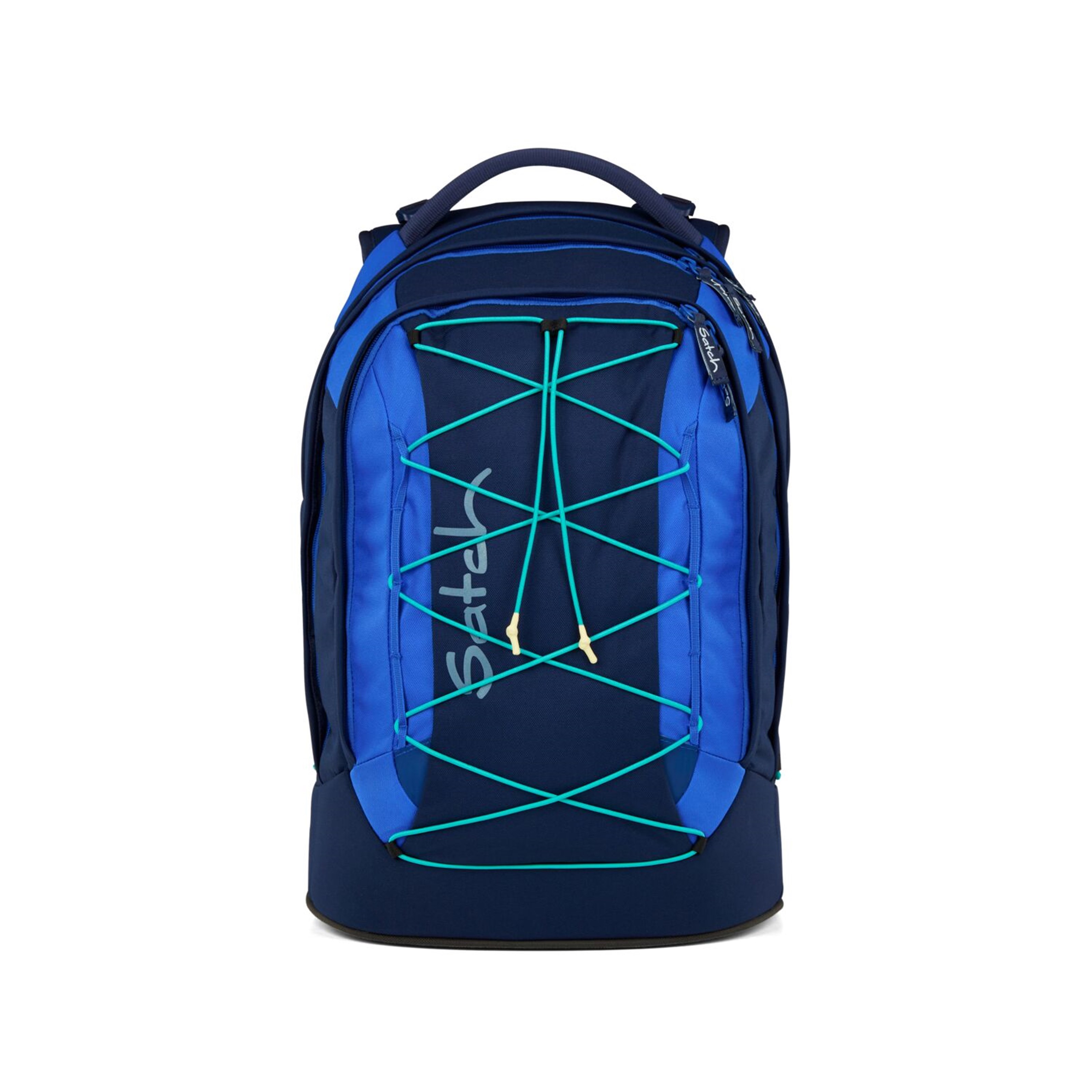 Satch Skoletaske Pack Crossed Blue