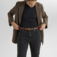 MARKBERG Damebælte Scarletmbg  Cognac 85 Cm 1