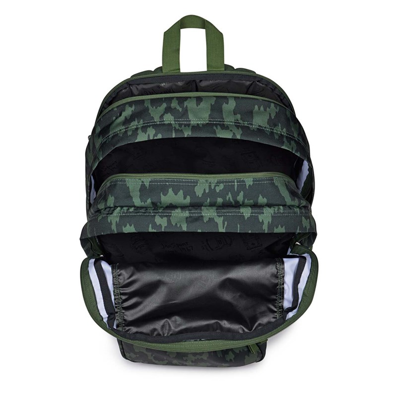 JanSport Ryggsäck Big Student Grön kamouflage 15" 8
