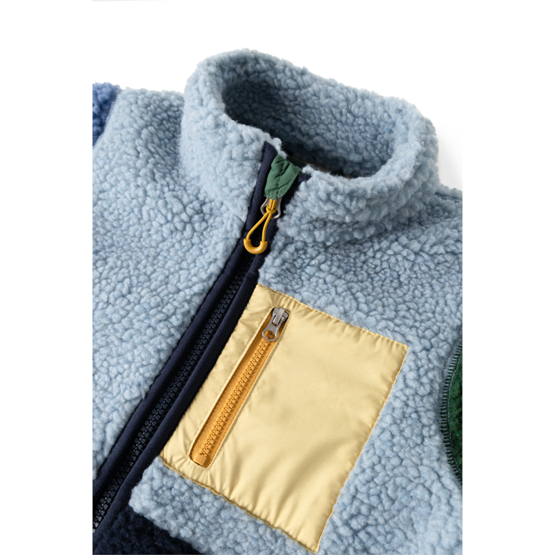 LIEWOOD Fleece Jakke Noam Blå/Grøn 3 år, 98 cm 3
