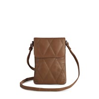 Aura Mobiltaske Dax Quilt Cognac 1