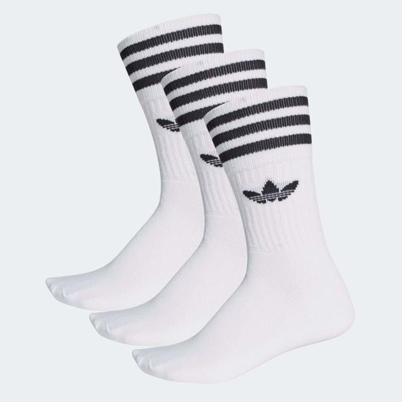 Adidas Originals Strømper Crew 3-pak 43-46 Hvid 1