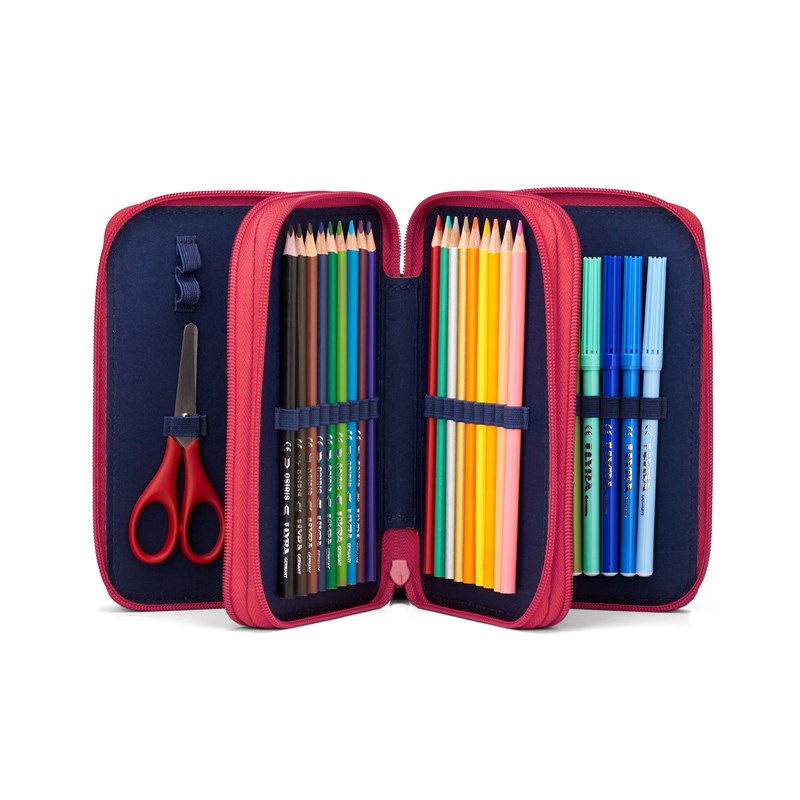 Ergobag Penalhus Maxi Bearicorn Rød/lyserød 2