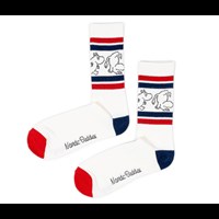 Nordic Buddies Herrstrumpor Retro Mumin  Vit 1