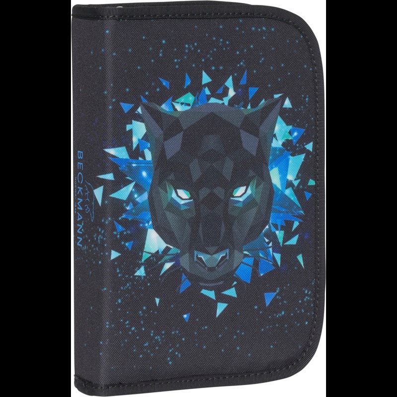 Beckmann Pennfodral  Panther Svart/Blå 1