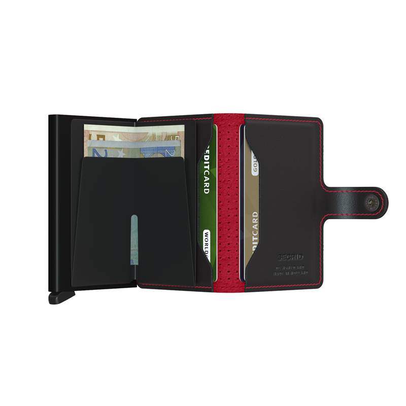 Secrid Kortholder Mini wallet Rød/m prikker 3