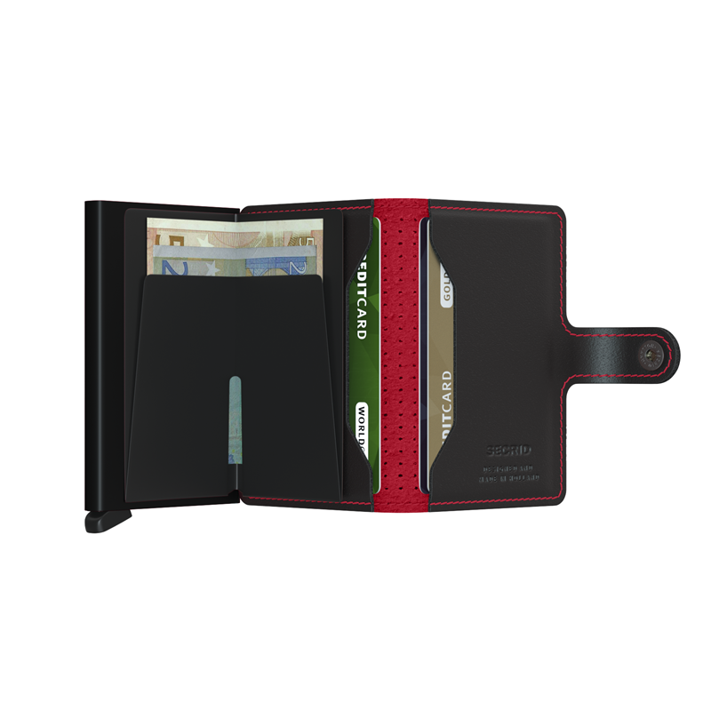 Secrid Kortholder Mini wallet Rød/m prikker 3