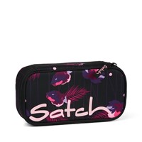 Satch Pennfodral Svart med fjäder 1