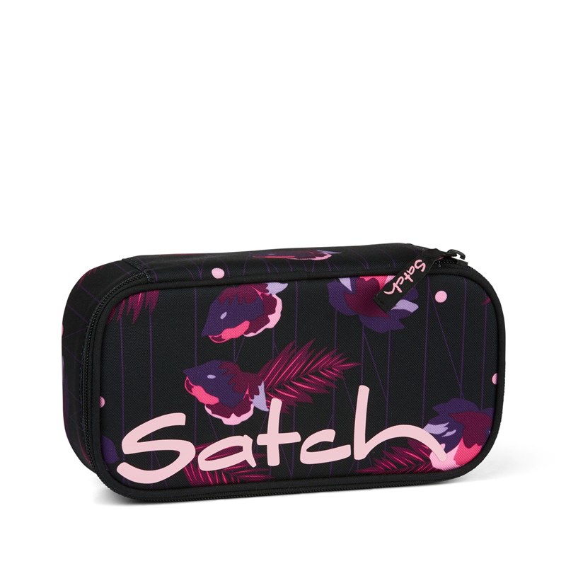 Satch Pennfodral Svart med fjäder 1