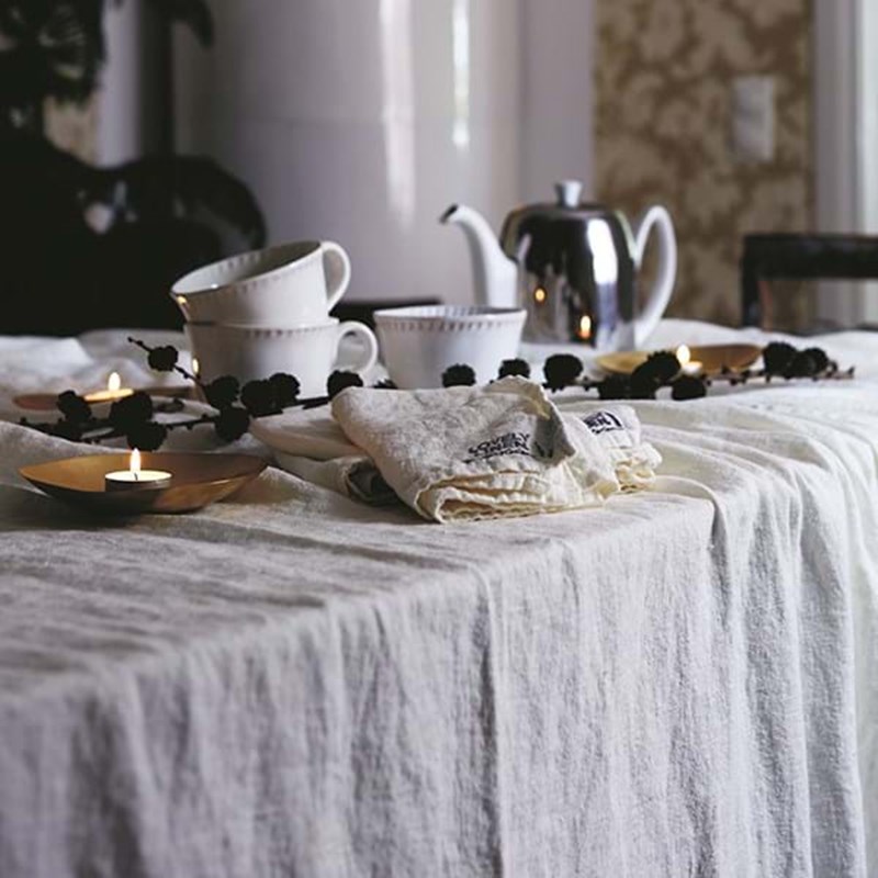 Lovely Linen Dug hør Lysegrå 2