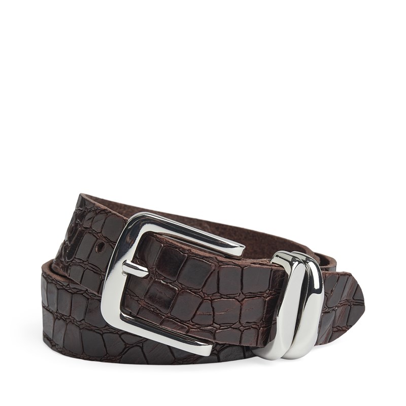 MARKBERG Dambälte AdleyMBG Croco Brun krokodil 85 Cm 1