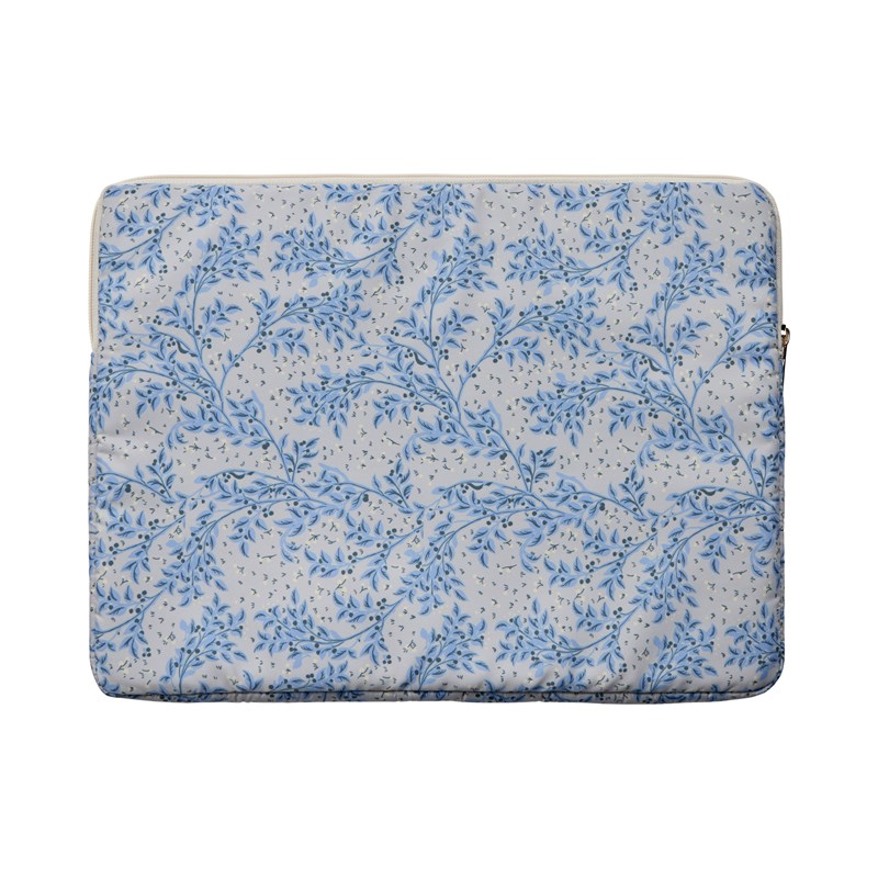 Sofie Schnoor Computer sleeve Blå blomma 14" 3