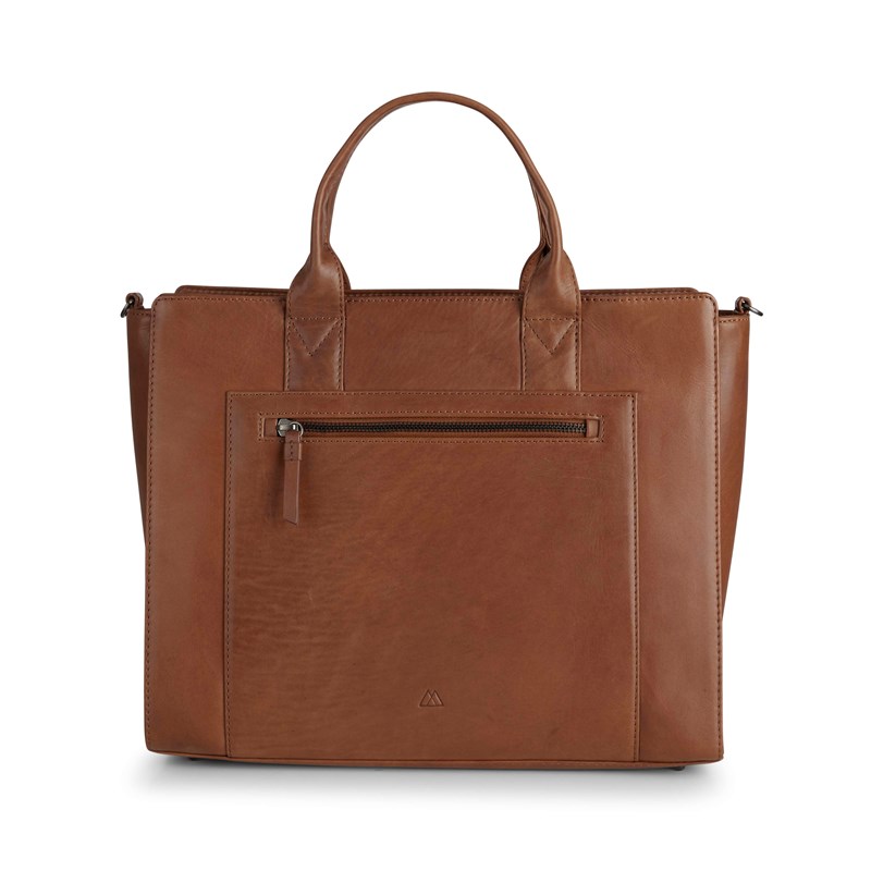 MARKBERG Arbejdstaske Raze Antique Kastanje 15" 1