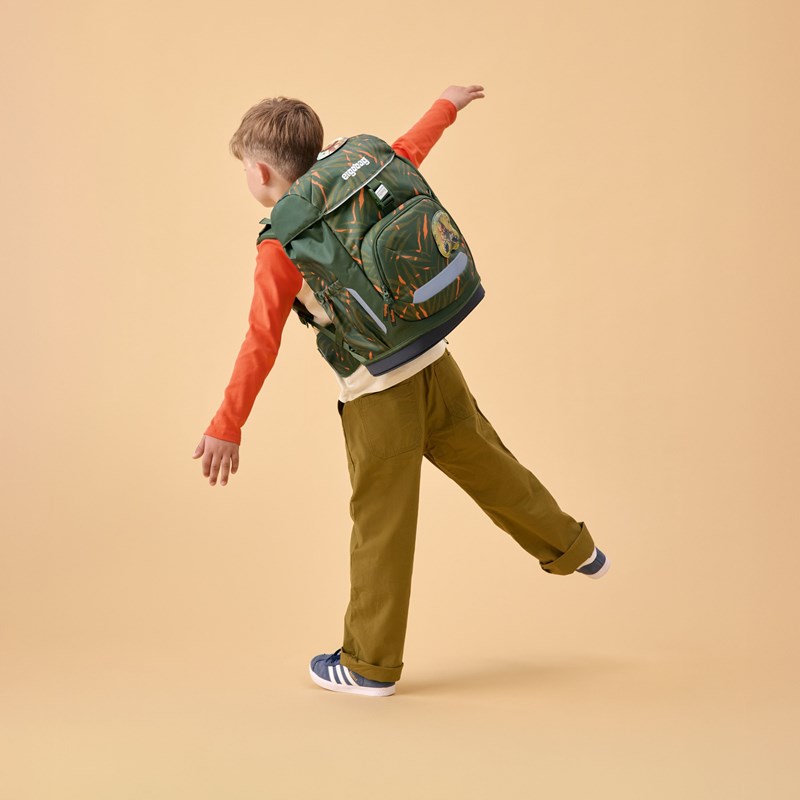 Ergobag Skoletaske Flex ExBeardition Grøn/orange 6