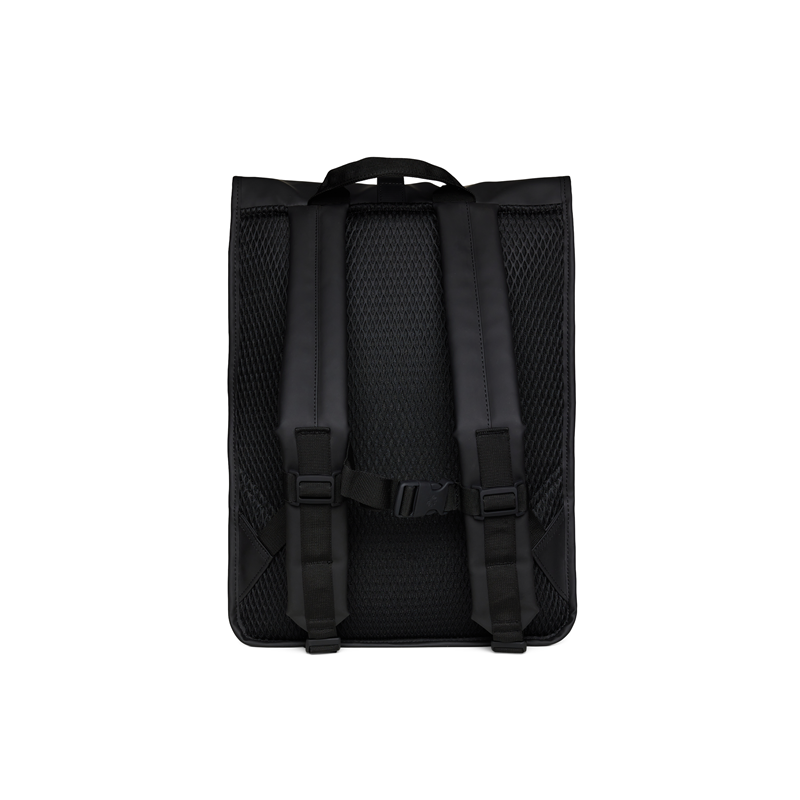 RAINS Rygsæk Rolltop Rucksack Mesh Sort 2