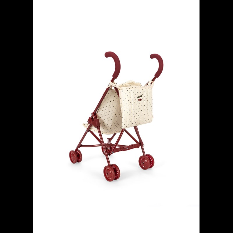 Konges Sløjd Docka barnvagn Estate Dot Röd/Vit 2