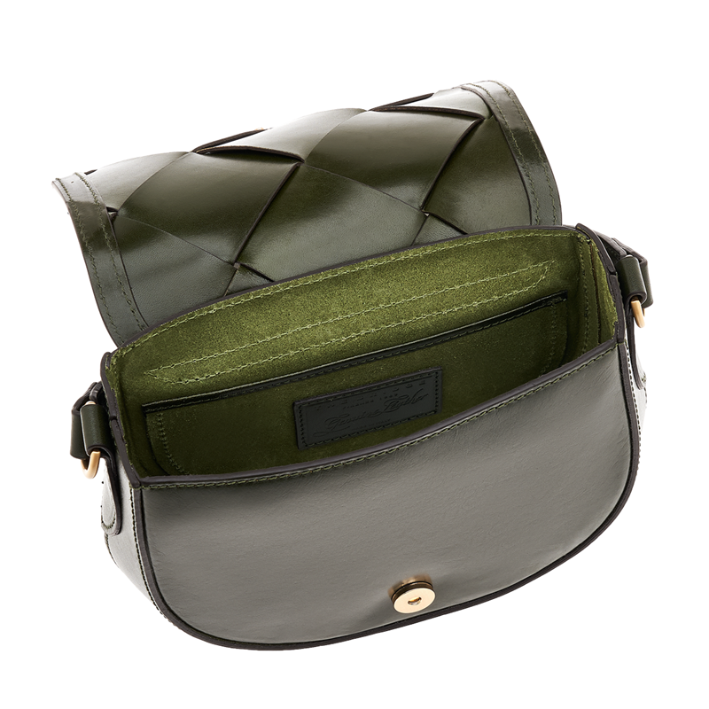 The Bridge Crossbody Bettina Intreccio Grön 3