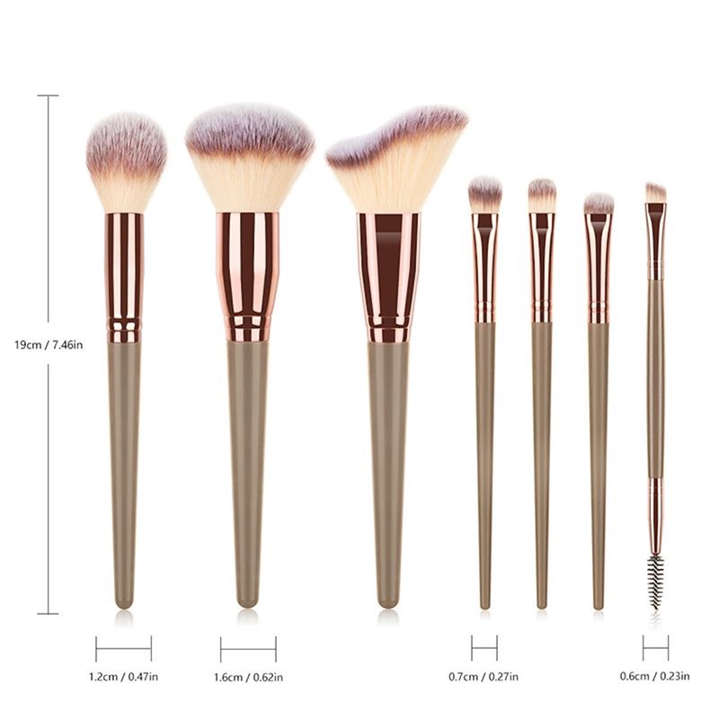 Technique Pro Makeupbørste Sæt Chamois Khaki 5