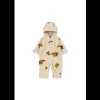 Konges Sløjd Heldräkt Jody Teddy Citron Beige/grön 6 mdr. 1