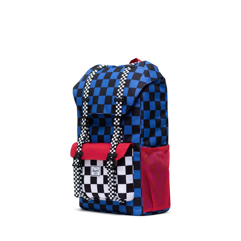 Herschel Skoletaske Little America Yout Blå/Rød/Sort 3