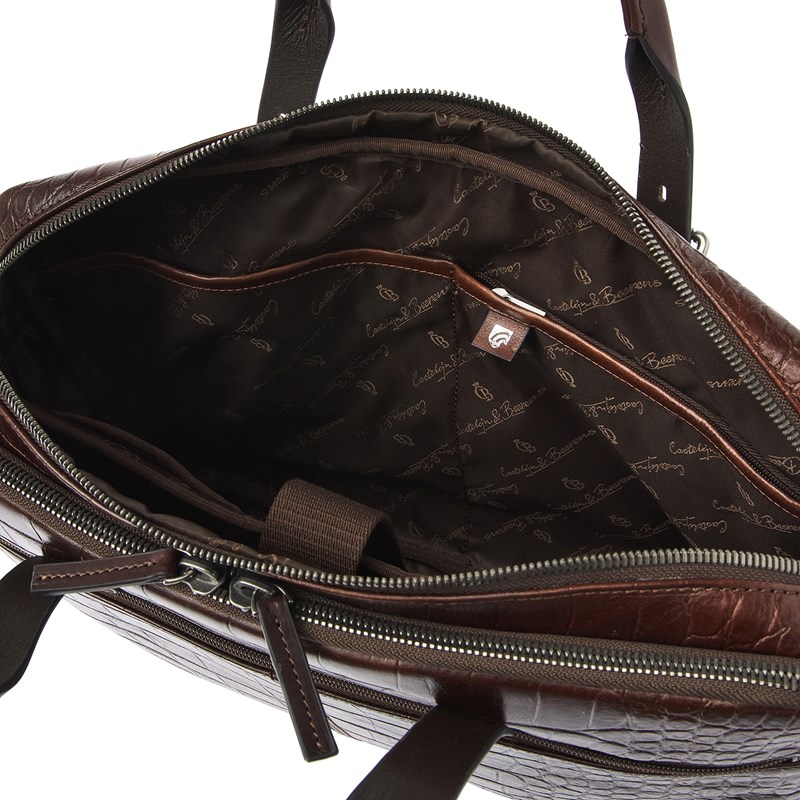 Castelijn & Beerens Datorväska RFID Mocca Brun 15" 8