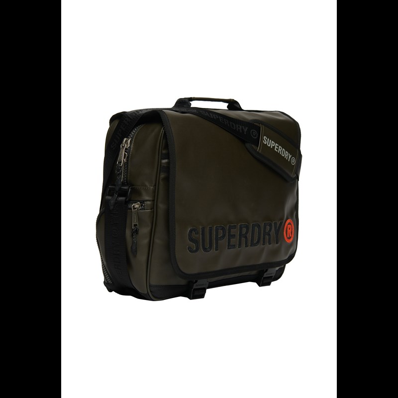 Superdry Skuldertaske Tarp Record  Oliven Grøn 2