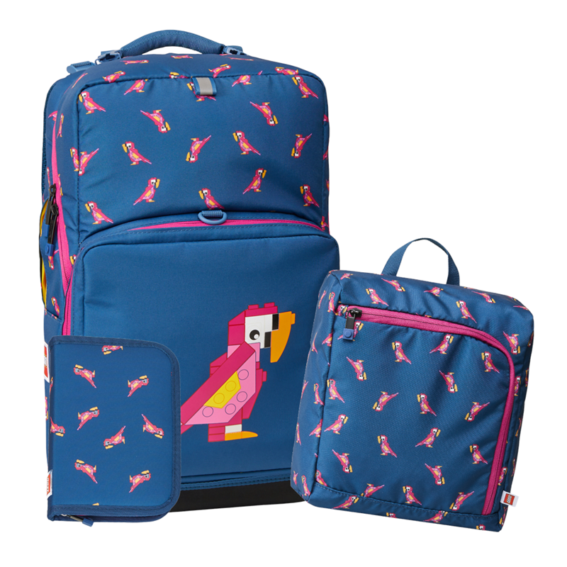 LEGO Bags Skolväskeset Optimo+ Parrot Blå/Mönster 1
