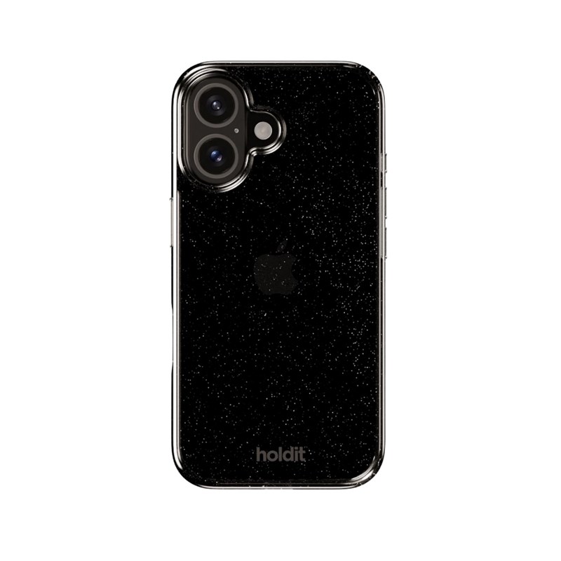 Holdit Mobilcover Glitter Sort Iphone 16 2