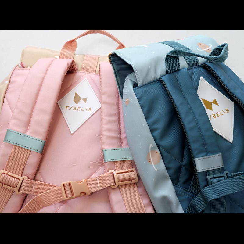 Fabelab Rygsæk large Planetary Blå Grå 3