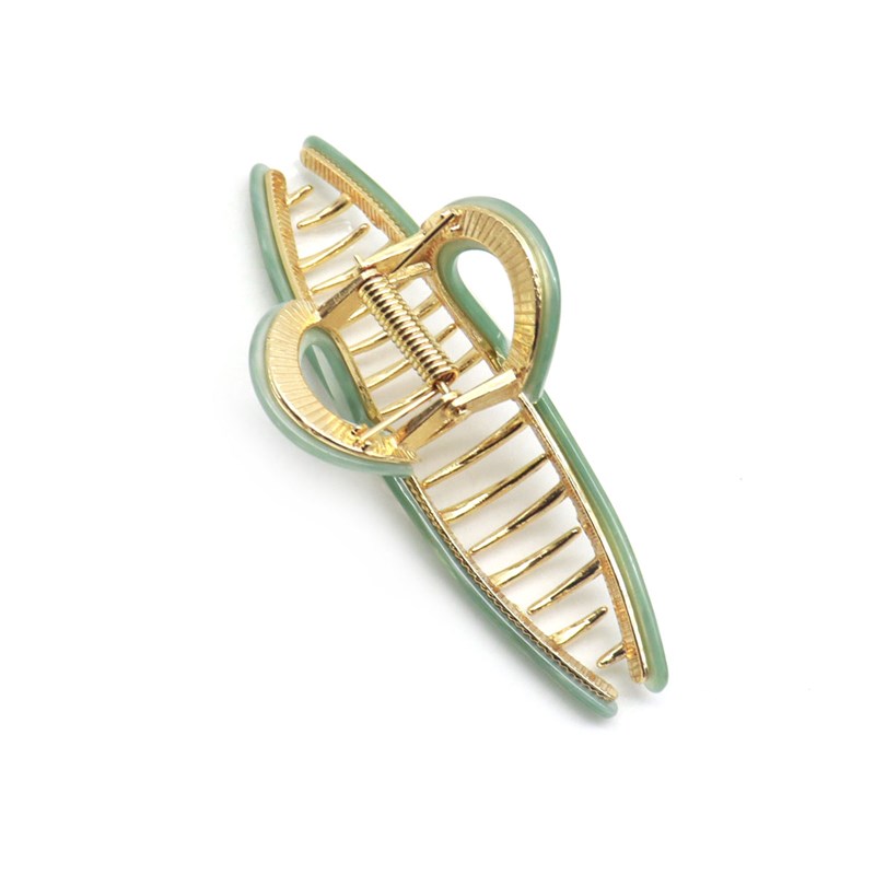 Conmé Hårspänne Rina, grönt L. Grön 4