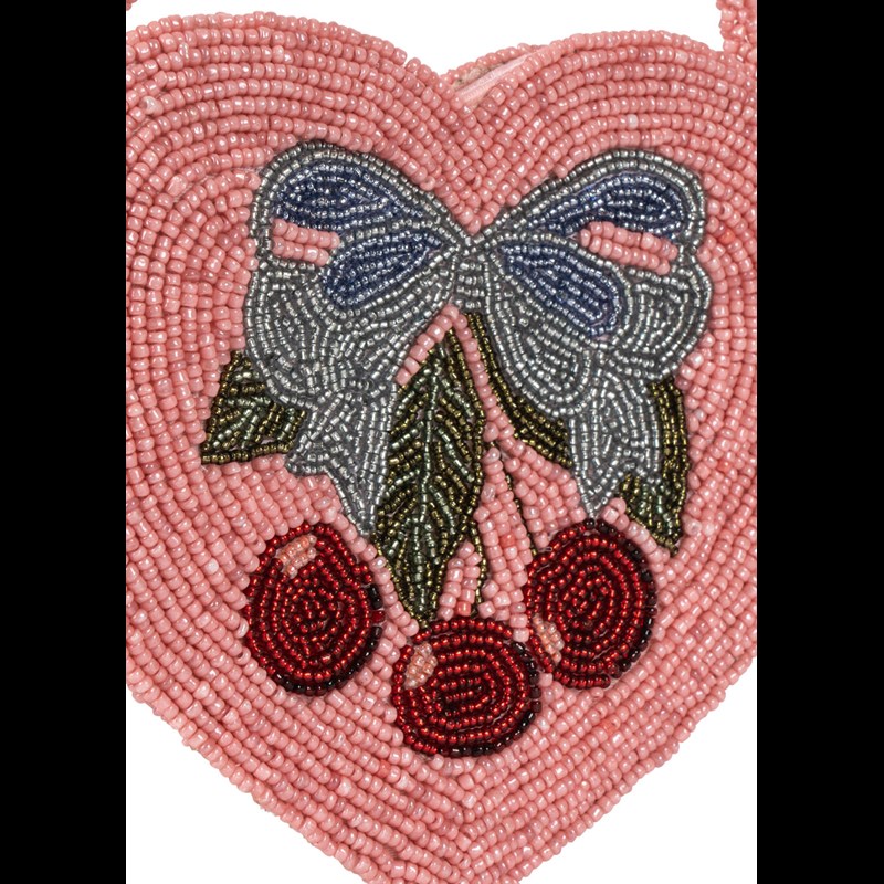 Konges Sløjd Taske Perle Heart Lyserød 4