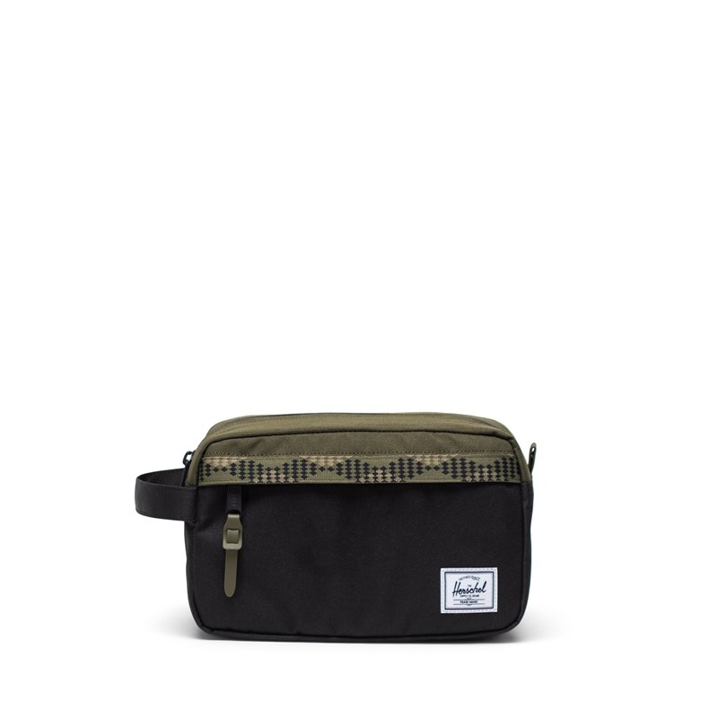 Herschel Toilettaske Chapter Sort/Grøn 1