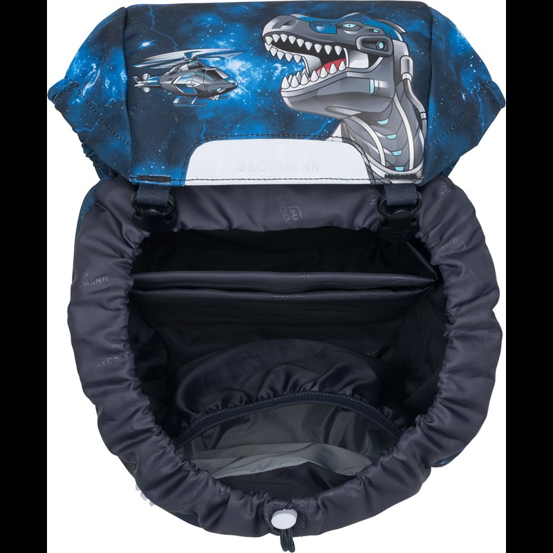 Beckmann Skoletaske Classic Tech Rex Sort/Navy 5