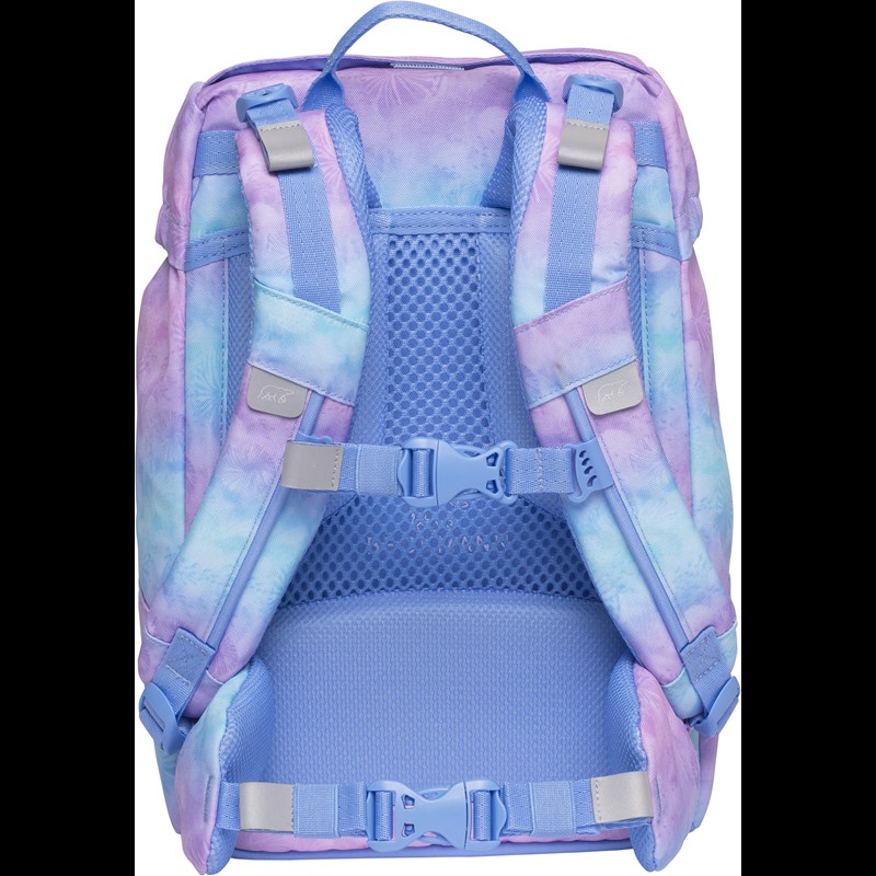 Beckmann Skoletaske Classic Seashell lyseblå/lilla 4