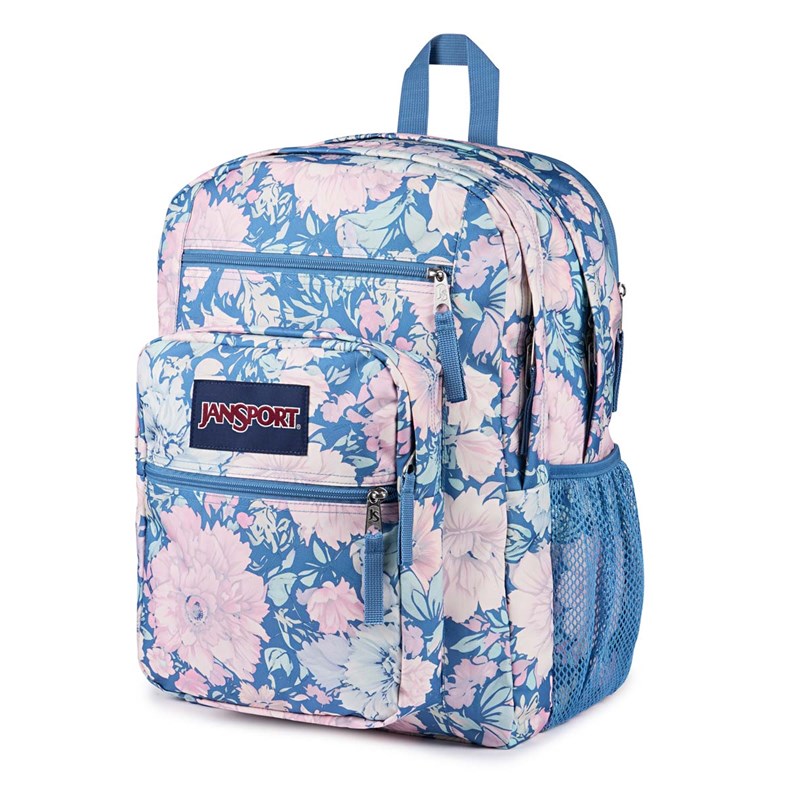 JanSport Ryggsäck Big Student Blå blomma 15" 3