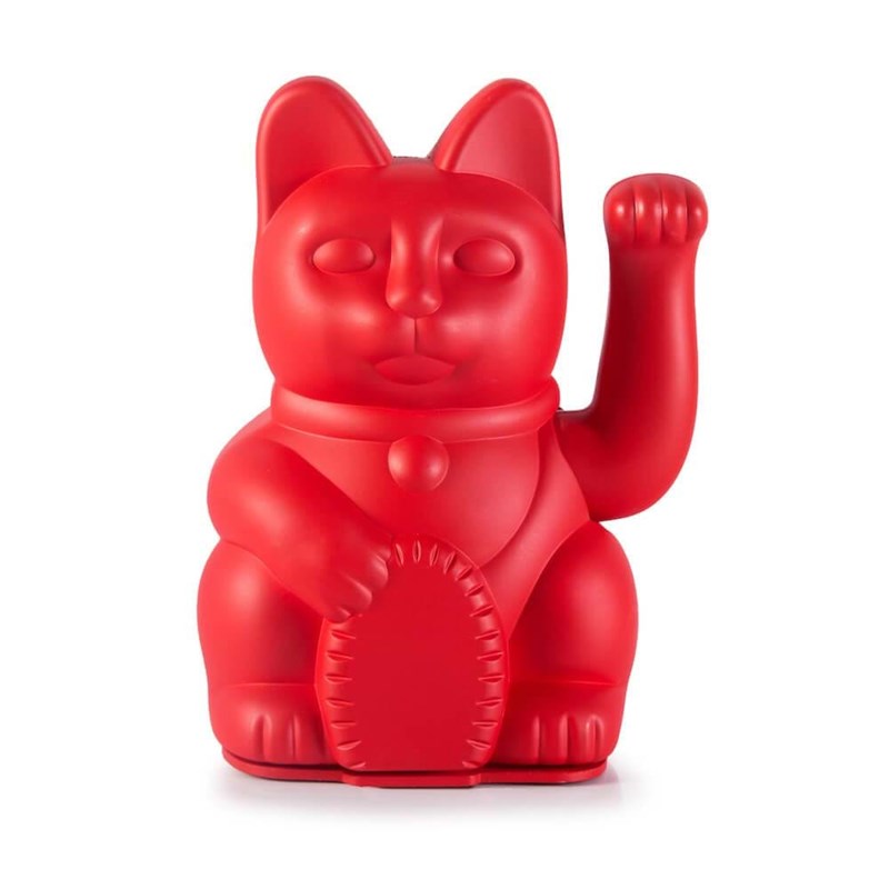 Donkey Vinkekat Maneki Neko  Rød 1