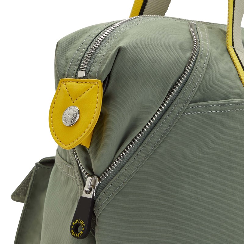 Kipling Rejsetaske Art Duo Pocket Grøn 5
