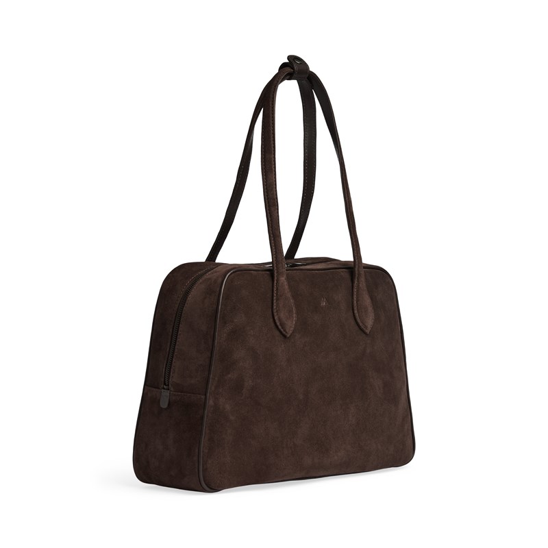 MARKBERG Computertaske ElaraMBG Suede M. Brun 14" 3