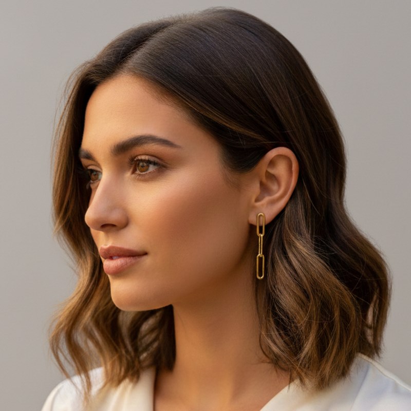 Conmé Øreringe Genova Guld 2