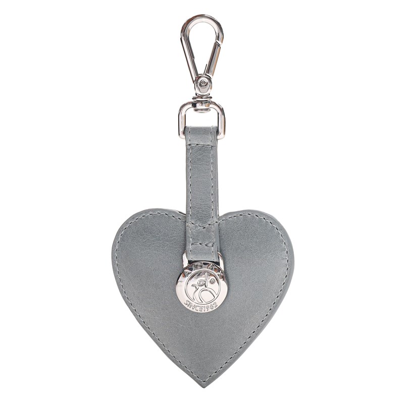 Adax Bag charm hjerte Victoria Grå 3