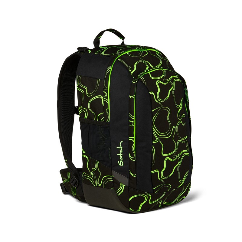Satch Skoletaske Air Green Supreme Grøn mønster 3