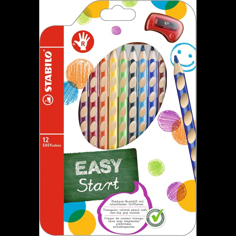 STABILO Färgpennor Easycolor 12-pack Multi