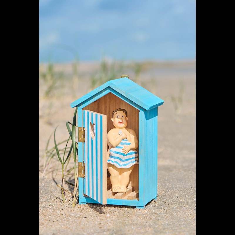 Ib Laursen Vægophæng Badehus Mand Blå 3