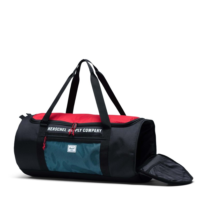 Herschel Sportstaske Sutton Carryall Sort/Rød 3