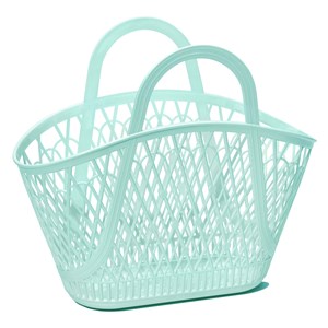 Sun Jellies Shopper Betty Basket Mint