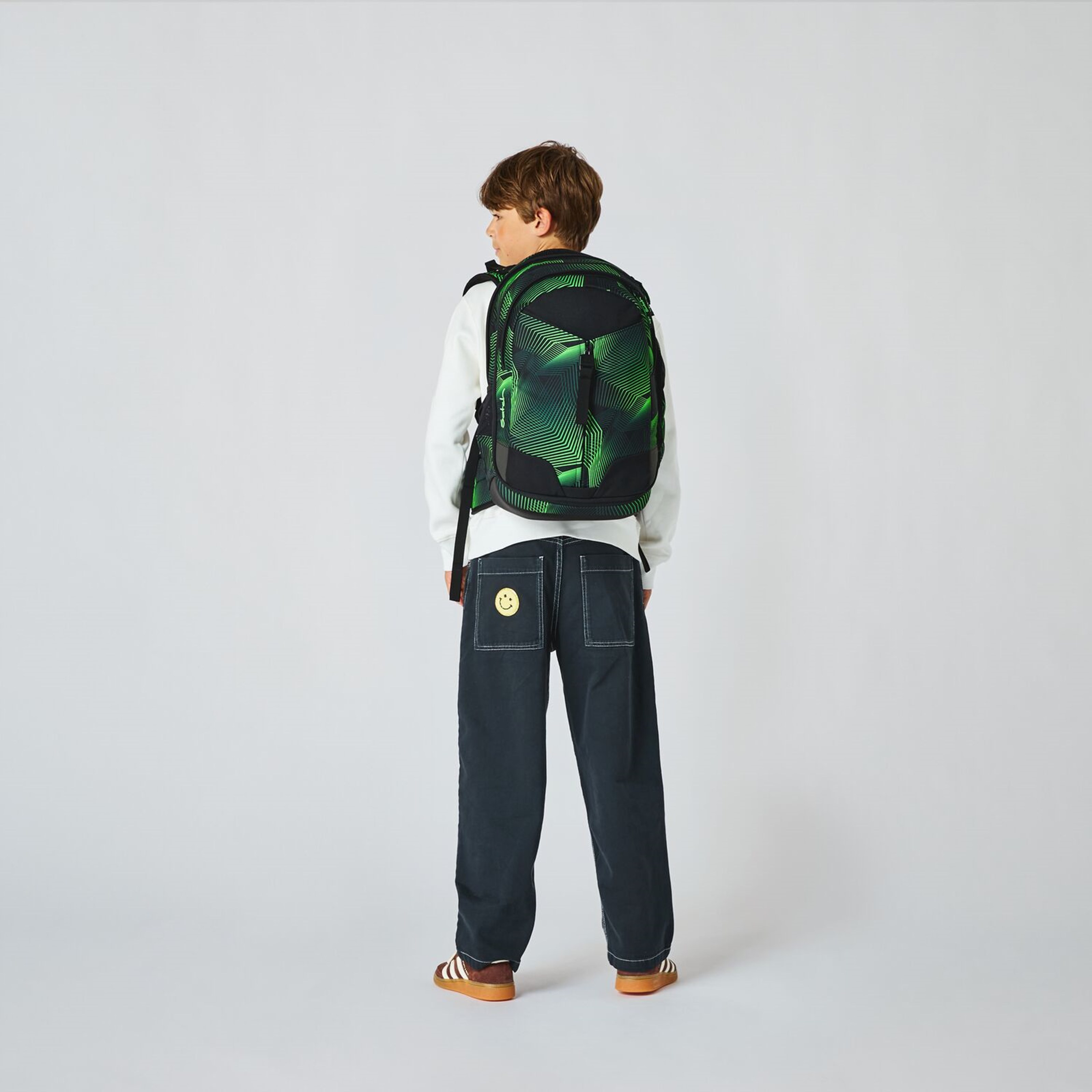 Satch Skoletaske Match Seismic Green