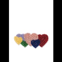 Konges Sløjd Hårspänne Beaded Röd 1
